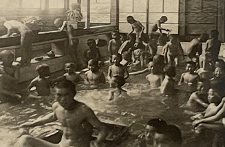湯治の様子